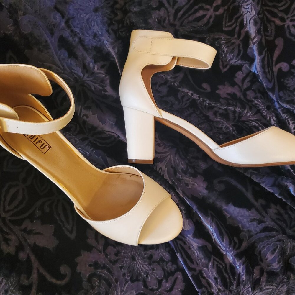 White Summer Dress Sandals